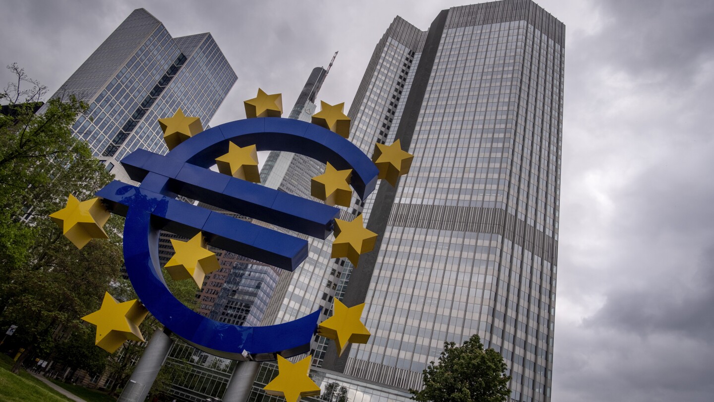European Central Bank leaves rates unchanged as economy weathers Trump's tariffs