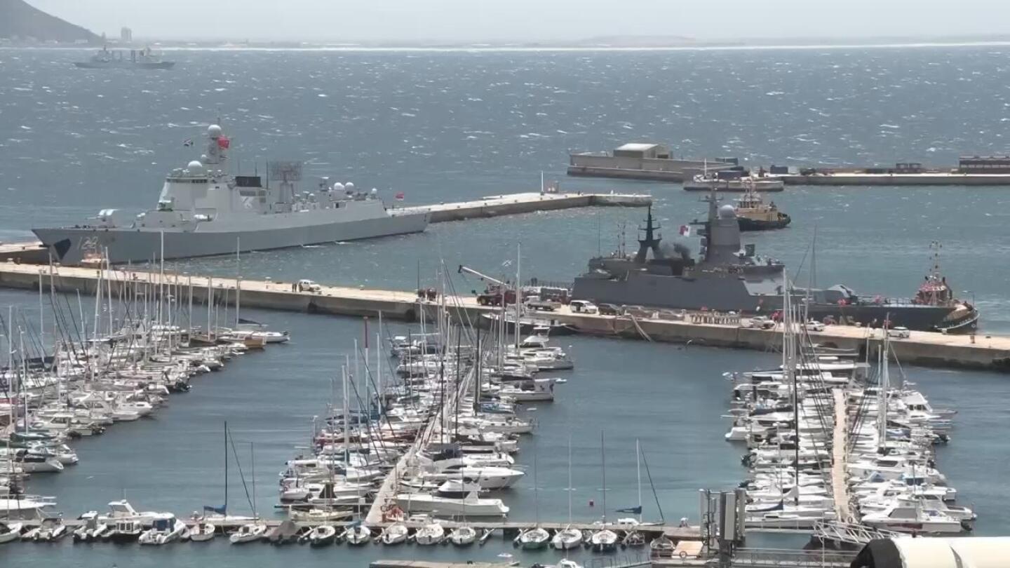 Warships from China, Russia and Iran arrive in South African waters for naval drills