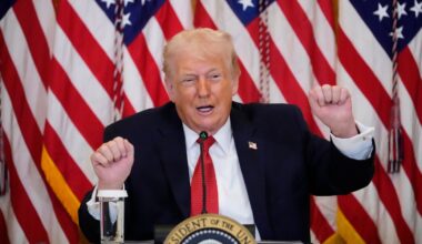 Trump says he may punish countries with tariffs over Greenland