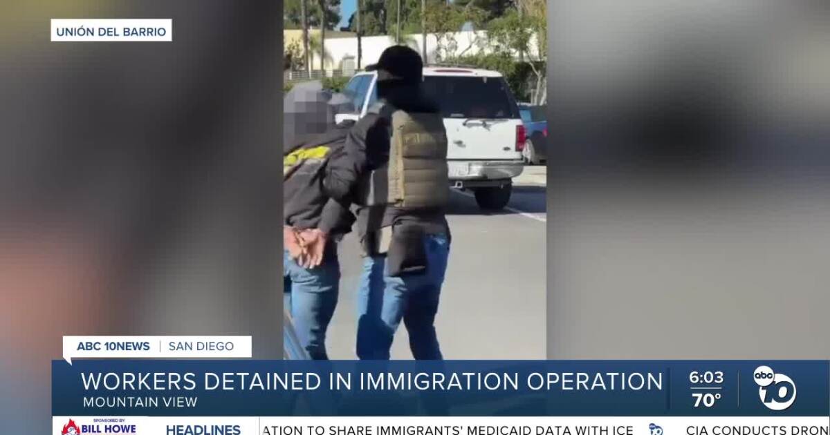 Immigration agents detain workers at popular day labor site near Home Depot
