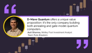D-Wave Quantum offers a unique value proposition: it’s the only company building both annealing and gate-model quantum computers. - Asit Sharma, Motley Fool Investment Analyst. Team Rule Breakers.