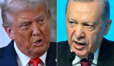 US President Donald Trump (L) will soon meet Turkish President Recep Tayyip Erdogan at the White House