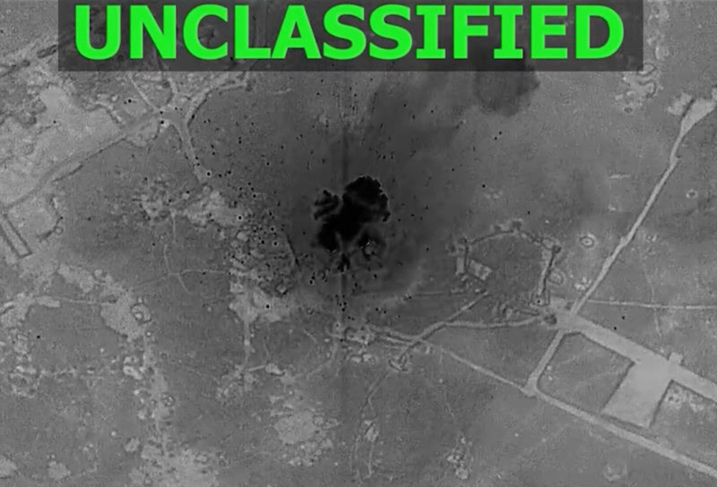 US military strikes Islamic State in Syria