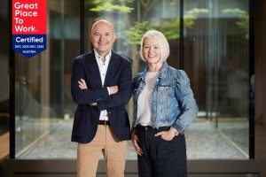 Die beiden GF , Andreas Diepold und Alexandra Dietmair, können sich auch dieses Jahr über eine Top-Bewertung der BSH Hausgeräte bei