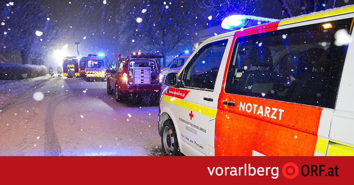 Frontalunfall: Drei Erwachsene und vier Kinder verletzt