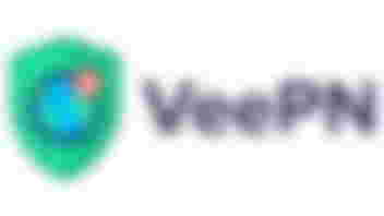 VeePN logo in navy next to a green shield.