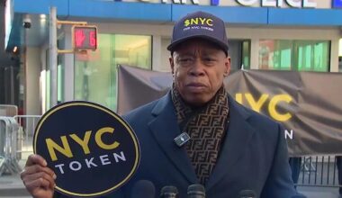 Ex-NYC mayor Eric Adams launches cryptocurrency, says it will fight antisemitism