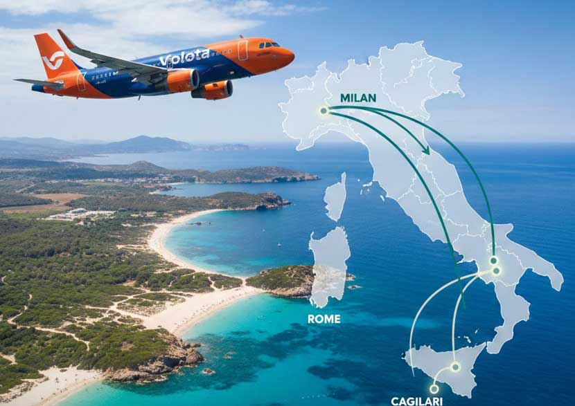 Volotea and ita airways’ new partnership will make sardinia a major travel hub in 2026
