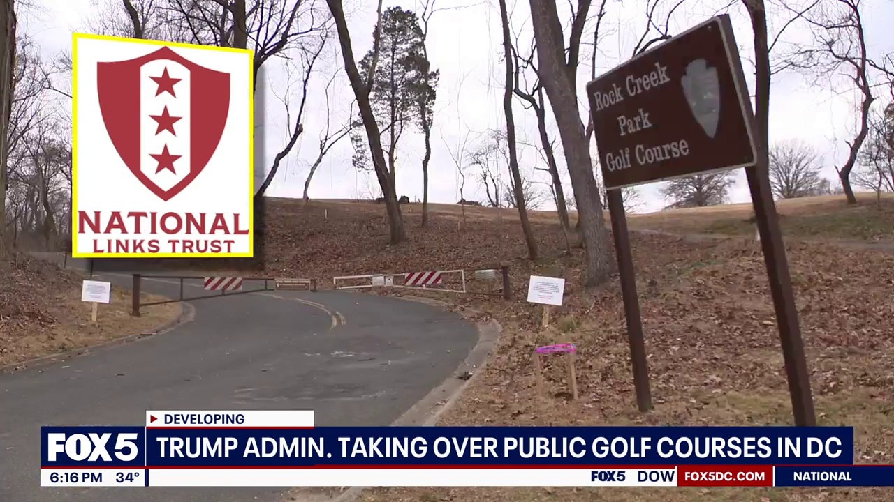 Trump administration ends lease on DC's public golf courses