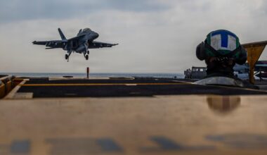 US aircraft carrier arrives in the Middle East as tensions with Iran remain high