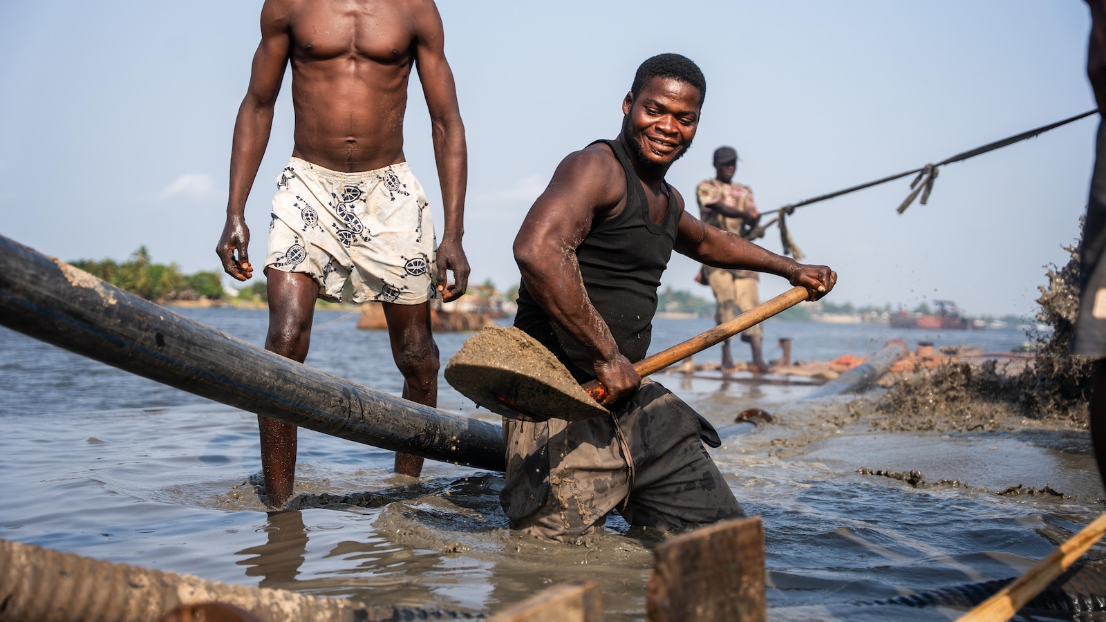 Africa's megacity of Lagos reshapes its coast by dredging and puts environment at risk