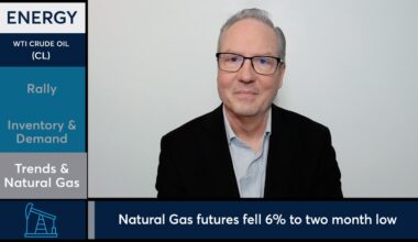 WTI Crude Oil futures rose to a one-month high.