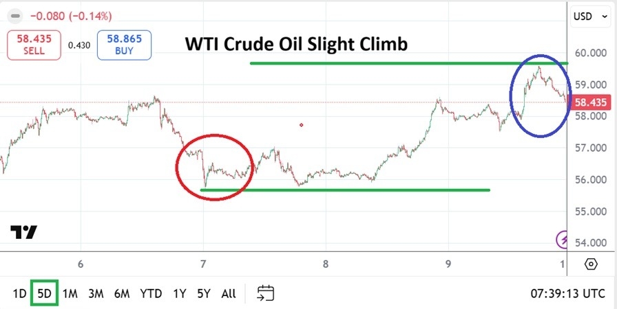Crude Oil Weekly Forecast 11/1: Upwards in Progress? (Chart)