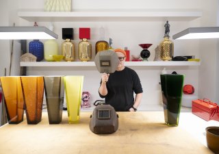 Rony Plesl v ateliéru