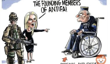 Because anti-fascism is… ah, screw it.