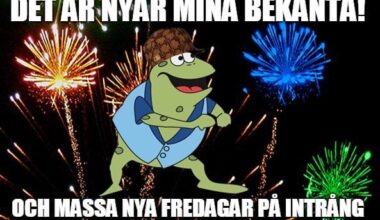 Gott nytt mina grodvänner!