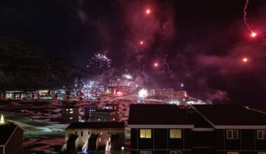 Godt nytår fra Nuuk/Grønland til Danmark
