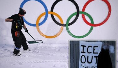 US Winter Olympic officials change name of hospitality space from 'Ice House' after protests