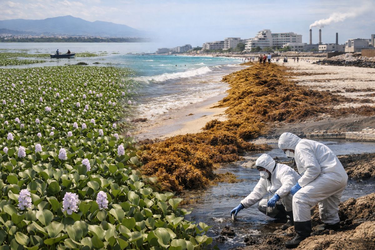 Invasive species advance in Latin America, water lily chokes 300 lagoons in Mexico, sargassum invades the Caribbean, and activists in Chile denounce toxins (2)