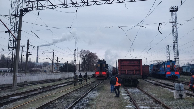 Russia hits railway station in Zaporizhzhia region