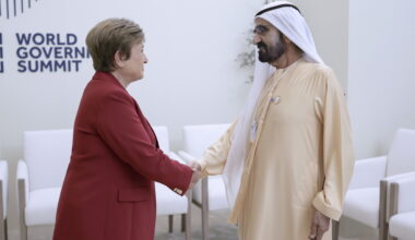 Mohammed bin Rashid meets with IMF Managing Director