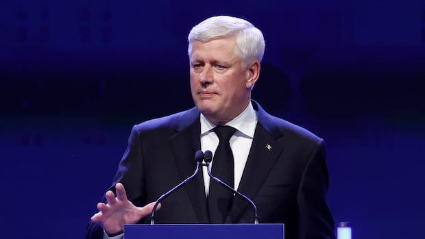 Stephen Harper says Canada must urgently reduce its dependence on the U.S.