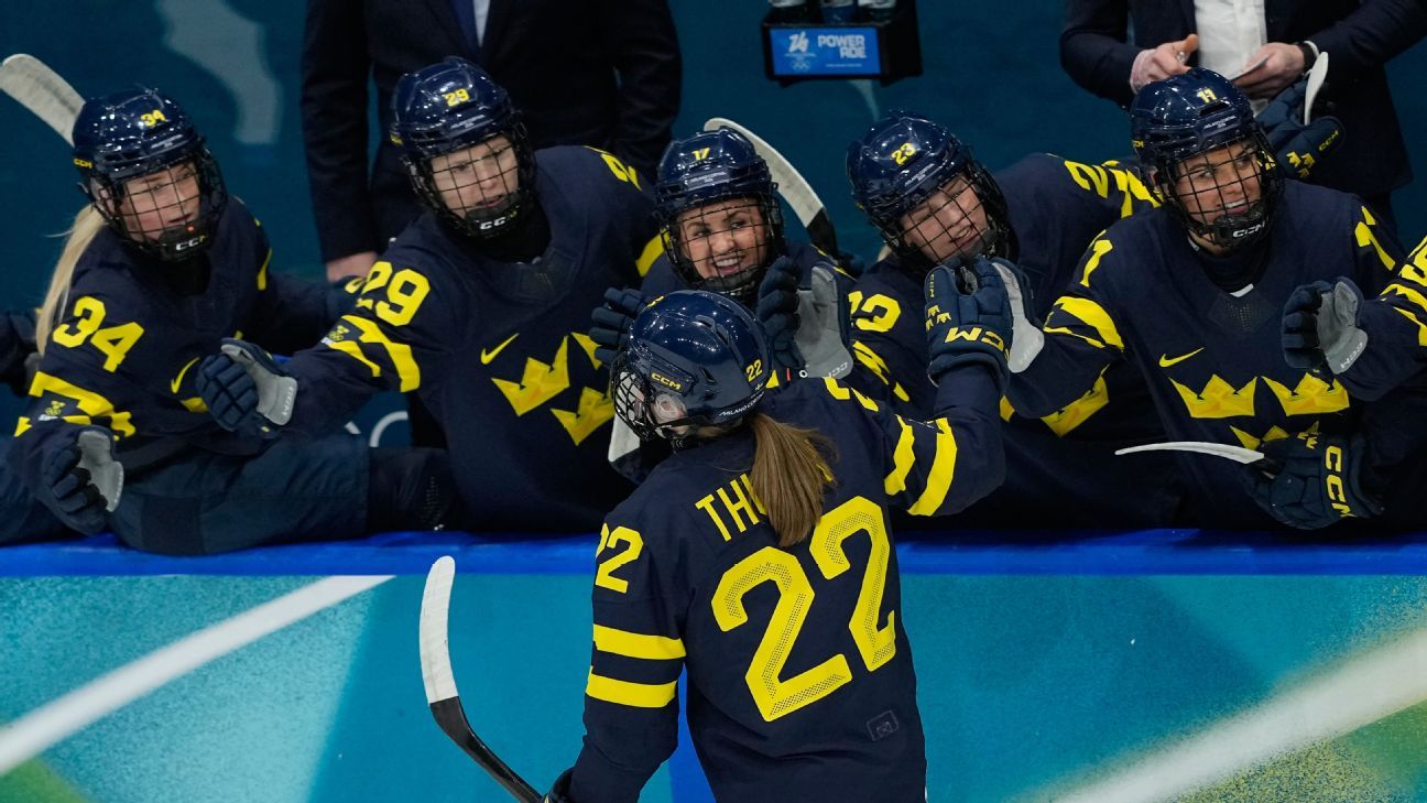 Sweden tops Japan, Germany edges Italy in women's Olympic hockey
