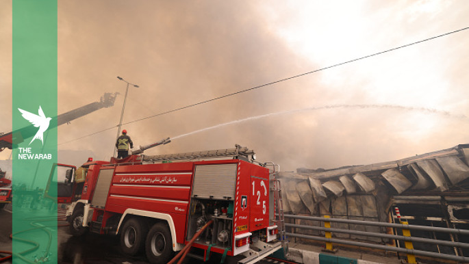 Iran army reports fire at Tehran barracks, says blaze contained