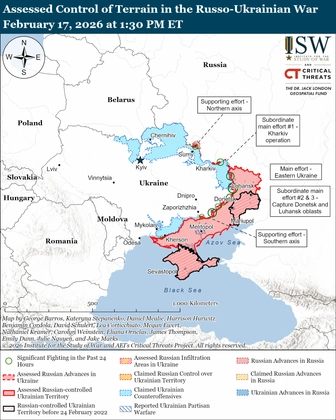 ISW Russian Offensive Campaign Assessment, February 17, 2026