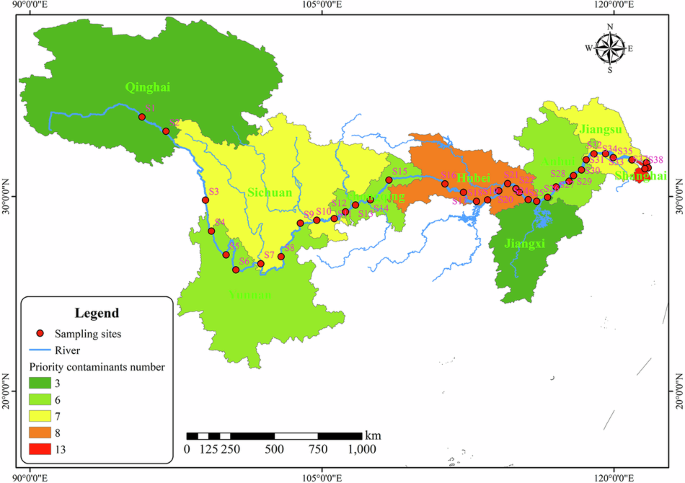 Priority control of classical contaminants over emerging contaminants in the Asia’s largest river sediments