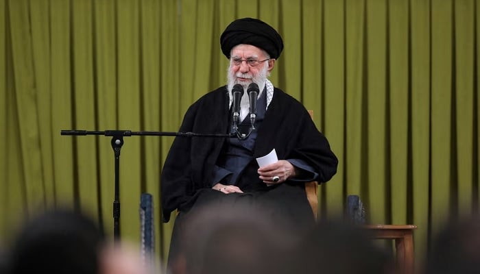 Irans Supreme Leader Ayatollah Ali Khamenei speaks during a meeting in Tehran, Iran, February 1, 2026. — Rreuters