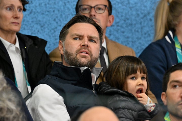 The veep took in a U.S. game against Czechia at the Olympics.