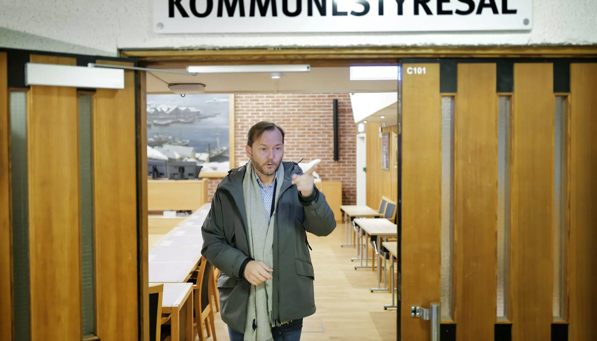 - VIKTIG: Hammerfest har befunnet seg i et geopolitisk viktig område, forklarer ordføreren. Her fra Rådhuset. Foto: Hans Arne Vedlog / Dagbladet