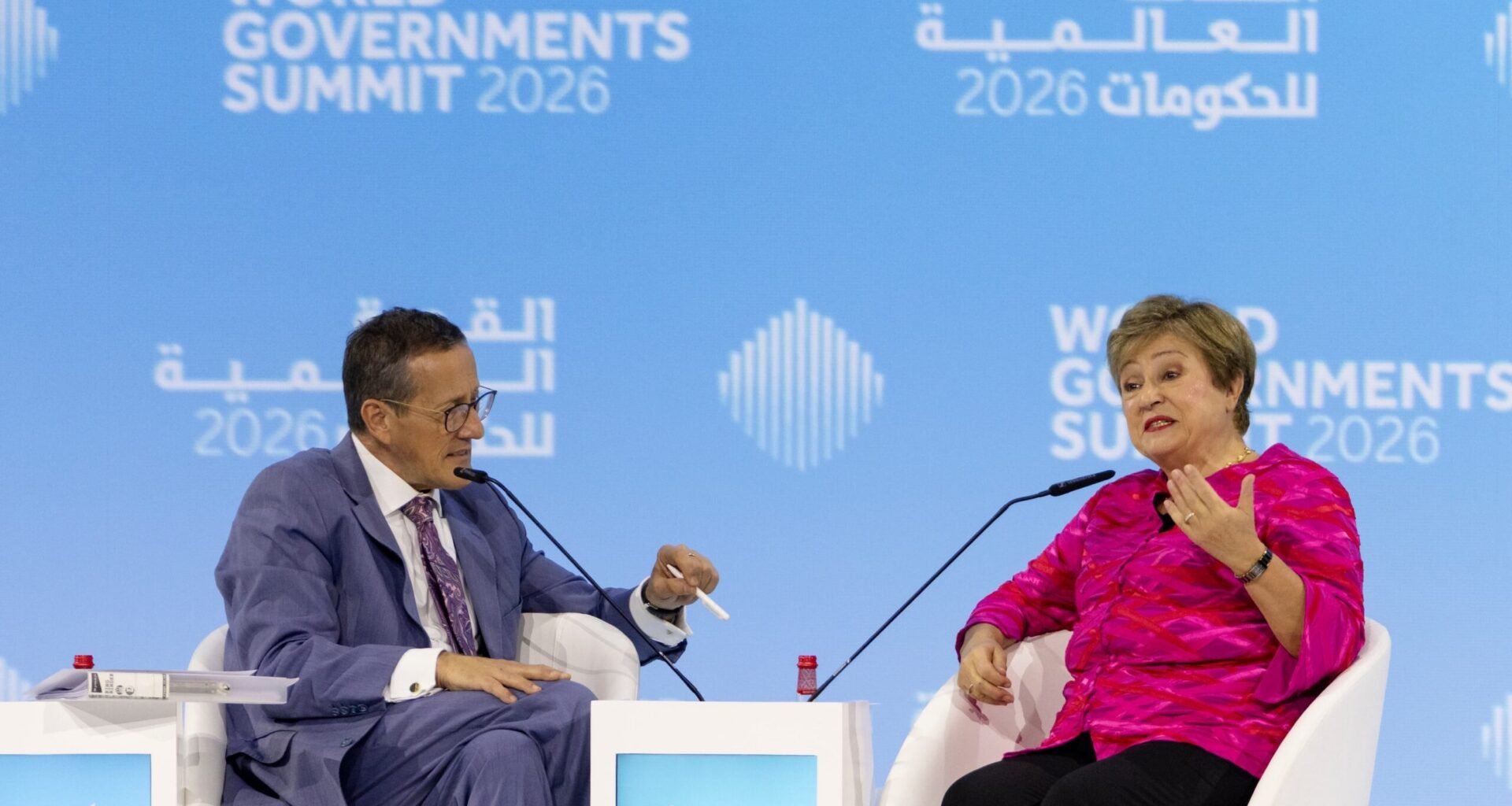 The IMF's Kristalina Georgieva was attending the World Governments Summit in Dubai