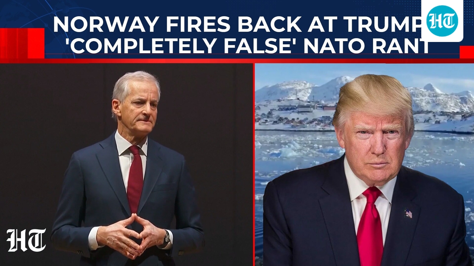 Trump's Greenland grab ignites NATO war of words, Norway PM calls POTUS' claim 'completely false'
