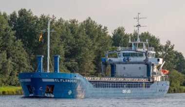 Cargo ship runs aground near Sweden's Varberg Port