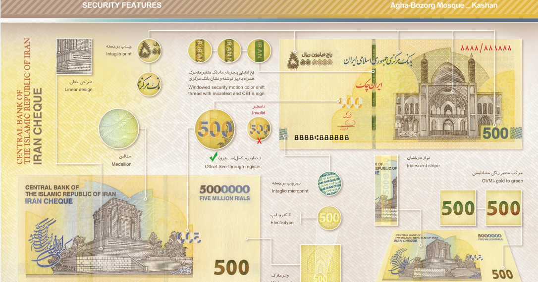 Iran rolls out 5 million-rial banknote, about $3.10 at market rate
