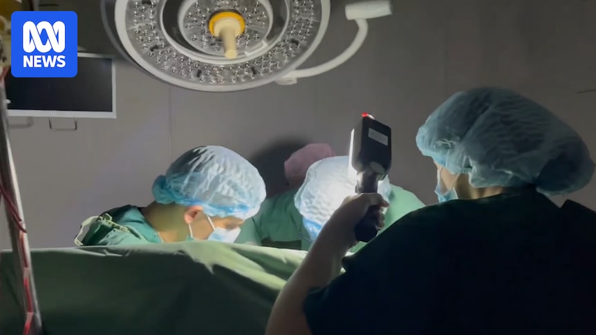 Doctors race through Kyiv missile strike to deliver child's donor heart