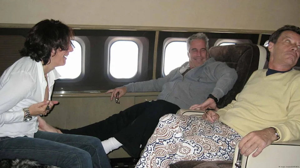 Jean-Luc Brunel, pictured here with Jeffrey Epstein and Ghislaine Maxwell, was found dead in his cell in 2022 awaiting trial on charges of raping minors and sexual harrassment<span class="copyright">imago images/ZUMA Wire</span>