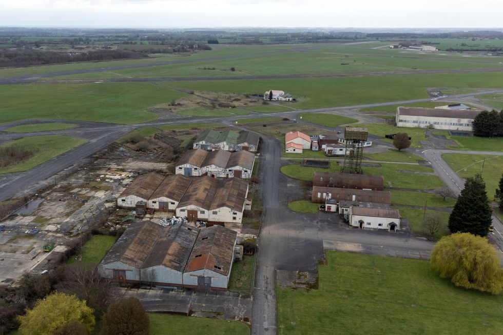 RAF Wethersfield, one of the ex-RAF bases, being used to house asylum seekers