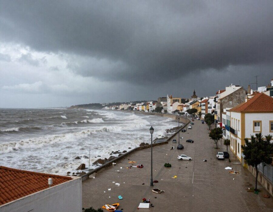 Portugal and Spain Issue Urgent Travel Alert as Storm Leonardo Brings Intense Rain, Strong Winds, and Flooding Risks Across the Iberian Peninsula