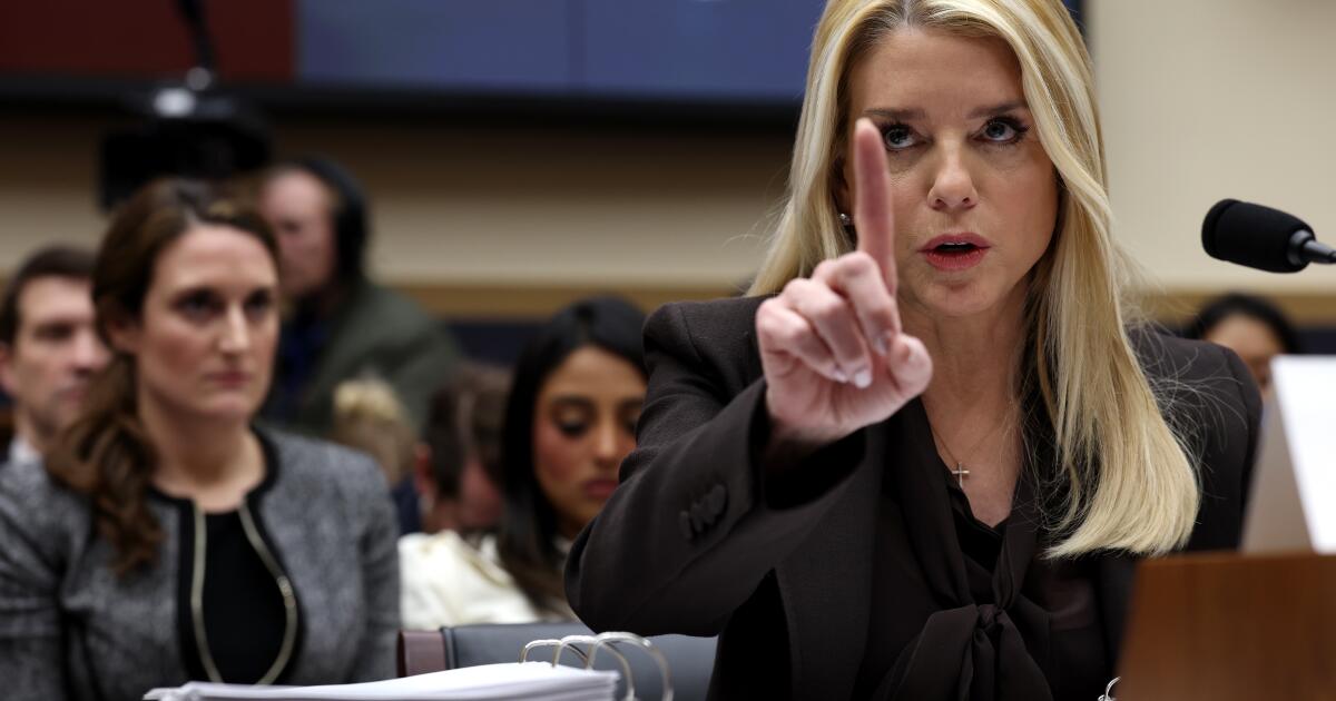 Bondi pressed on Epstein files, political retribution by Justice Department