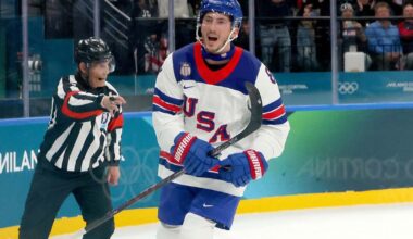 U.S. men's hockey knocks down Germany, secures bye to quarterfinals