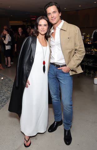 Zoey Deutch and Matt Bomer.Credit: Stefanie Keenan/Getty