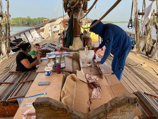 The Fleur de Passion sailboat, pictured here in Gambia, is participating in mangrove research while also promoting the reintegration of at-risk youth. (© Anja von Senger) fe3f791_ftp-1-mgisrvplwqkl-doc84te6015cwj1ddeaahsp (1).jpeg