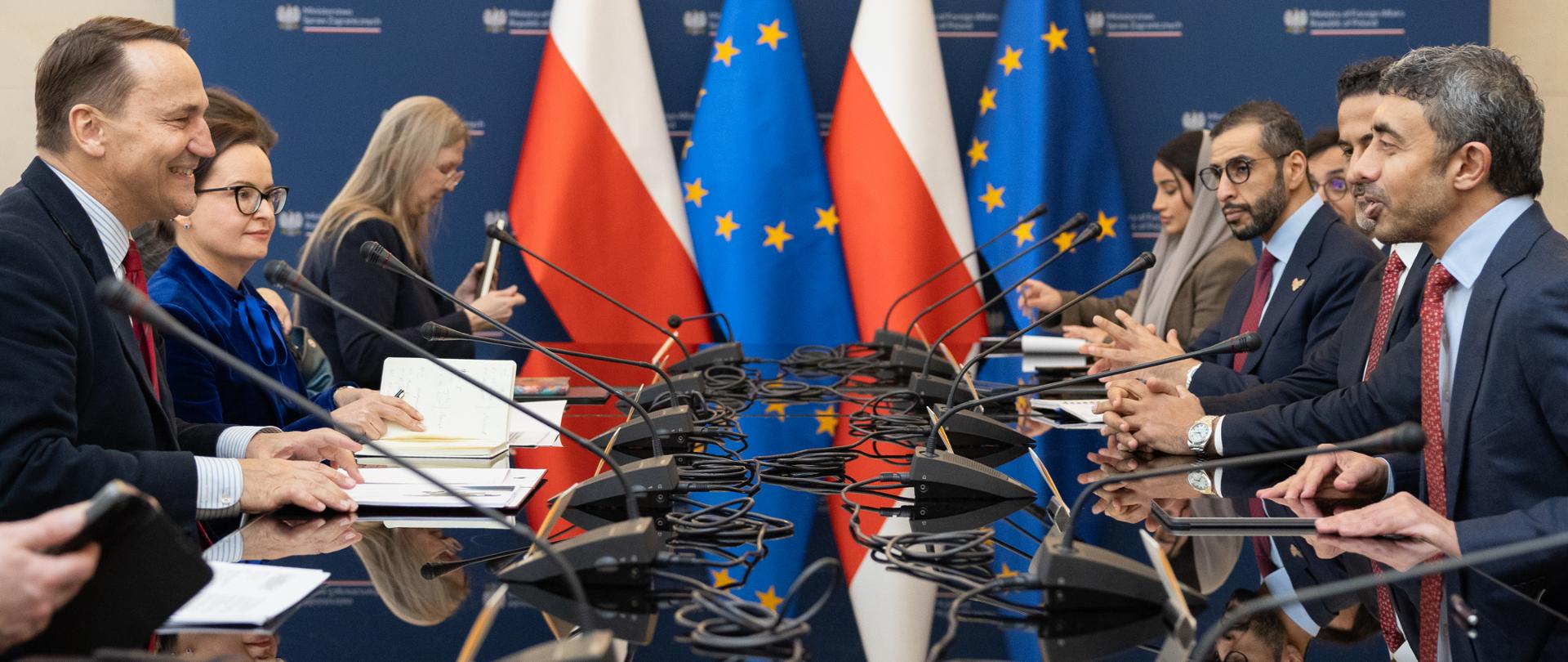 Deputy prime ministers, foreign ministers of Poland and United Arab Emirates meet to discuss situation in Middle East