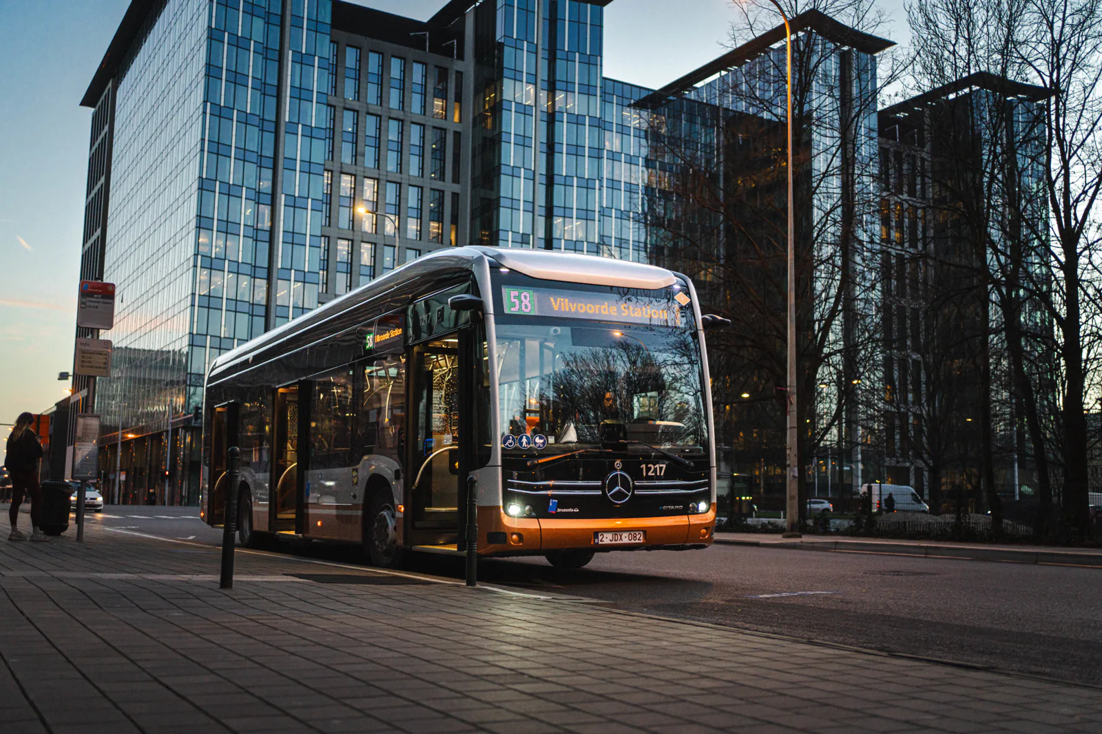 A bus in Brussels