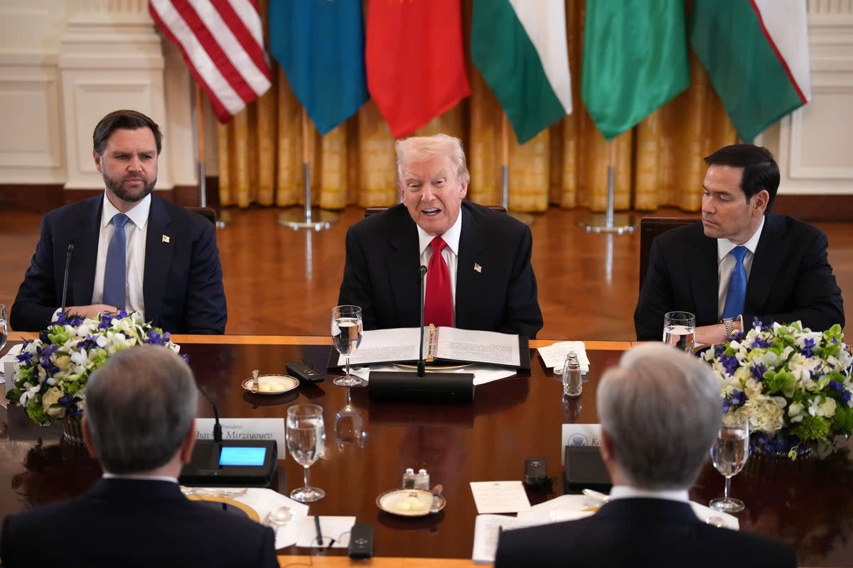 President Donald Trump has been pitting Vice President JD Vance and Secretary of State Marco Rubio against each other as the 2028 presidential election approaches, according to a new report (Getty Images)