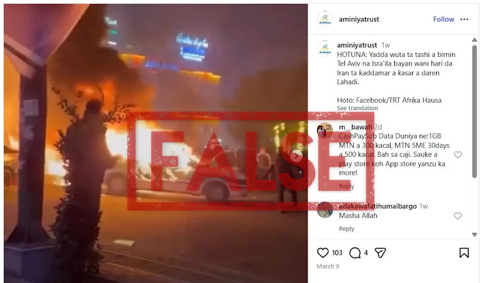 <span>Screenshot showing the false post, taken March 17, 2026</span>