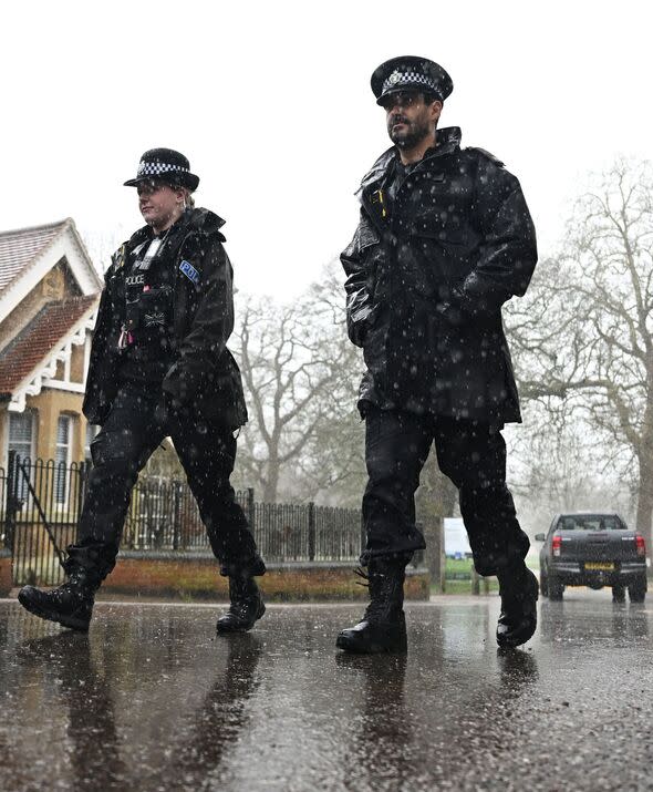 Police Continue To Search Royal Lodge After Arrest Of Andrew Mountbatten-Windsor